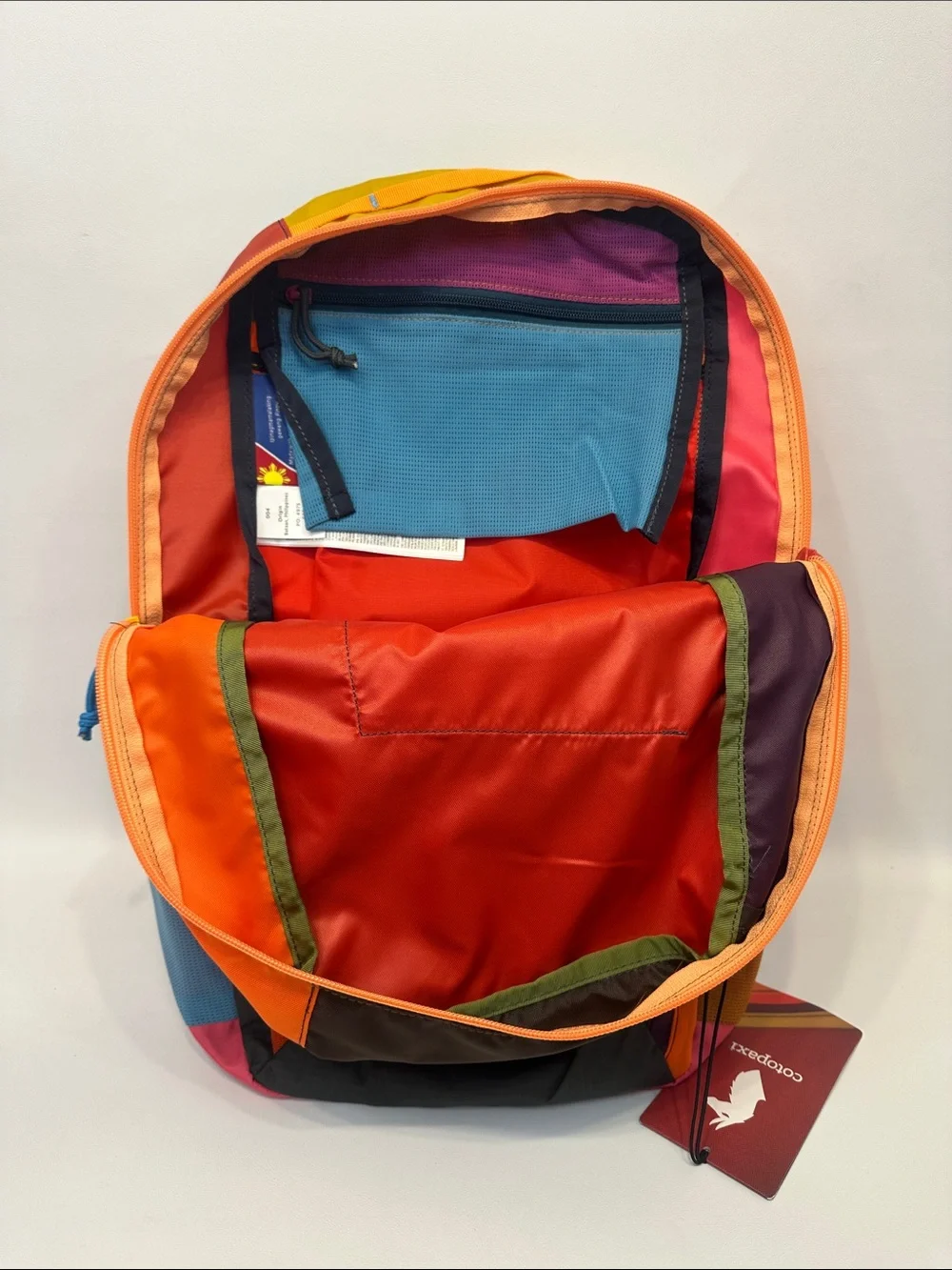 Cotopaxi Batac Del Día 16L Backpack One-of-a-Kind Multicolor Lightweight Daypack